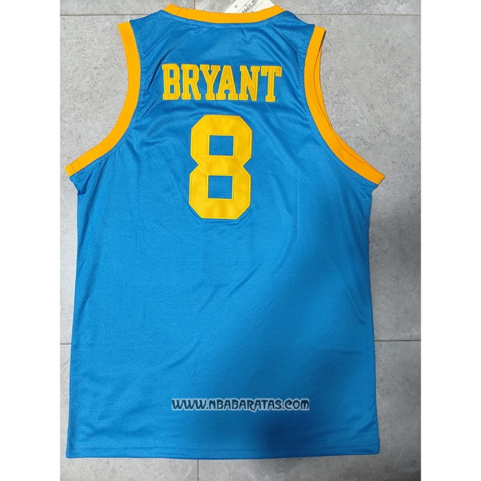 Camiseta Los Angeles Lakers Kobe Bryant #8 Mitchell & Ness 2001-02 Azul